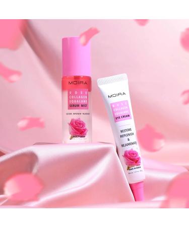 Rose Collagen Squalane Serum Mist | Hydrating Anti-Aging Facial Spray for Glowing Skin - Shop Internationally - Buy Online on GoSupps.com