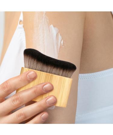 Ouligay Self Tan Brush - Portable Kabuki Brush for Self Tanner Sunscreen & Body Makeup - Ideal Blending Tool for Face Hands & Feet - Buy Online on GoSupps.com
