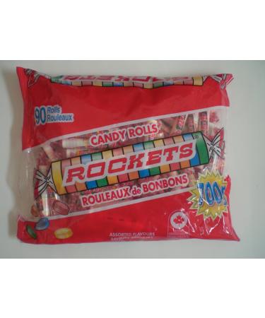Candy Rolls Rockets 90 Rolls 700g