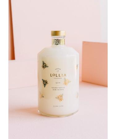 Lollia Wish Bubble Bath | Relax Body, Mind & Soul with A Fragrant Escape | Gentle & Moisturizing | Hydrating Ingredients | 33.8 fl oz / 1 L