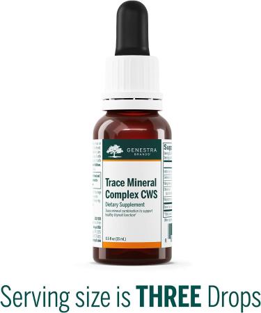 Genestra Trace Mineral Complex CWS | Thyroid Support & Antioxidant Defense | 0.5 fl. oz - Buy Online on GoSupps.com
