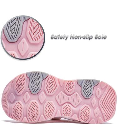 HOBIBEAR Kids Closed Toe Sports Sandals | Summer Water Shoes for Boys & Girls, Size 10 Toddler - Pink - Buy Online on GoSupps.com