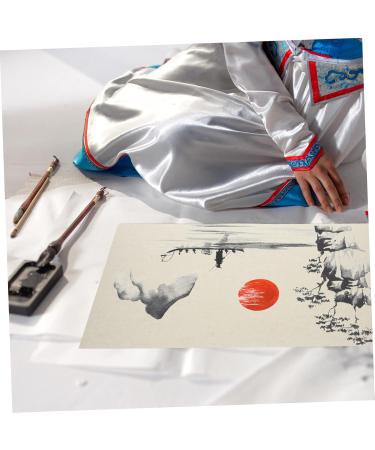 VILLFUL Writing Paper 10 sheets Writing Multi-use Vintage Rice Drawing B Calligraphy Convenient Multi-functional Half Can As Shown 0.1X30X50CM - Buy Online on GoSupps.com