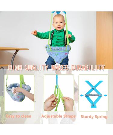 Baby Door Jumper - Adjustable Strap Exerciser for Active Infants 6-24 Months - Buy Online on GoSupps.com