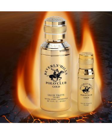 Beverly Hills Polo Club Cologne for Men Bonus Pack Designer Eau De Toilettes 3.4oz + 0.5oz 2 count (Gold) - Buy Online on GoSupps.com
