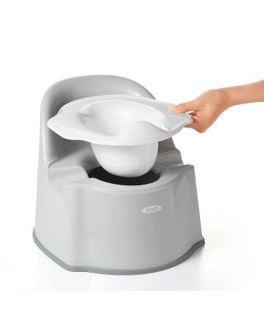 OXO Tot Potty Chair - Gray (1 Count) | Easy-to-Clean Kids' Potty Seat - Buy Online on GoSupps.com