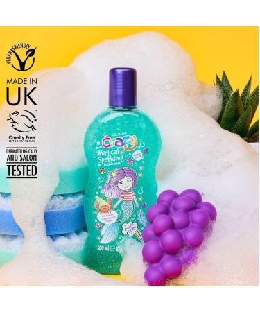 Kids Stuff Crazy Soap Magical Sparkling Bubble Bath - Dermatologically Tested, Vegan, Cruelty Free | 300ml - Buy Online on GoSupps.com