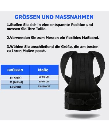 FEVAN Premium Posture Correction for Men & Women | Adjustable Breathable Back Support | Relieves Neck & Back Pain - Large - Buy Online on GoSupps.com
