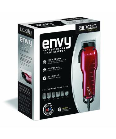 Andis 66215 Professional Envy Hair Clipper - High-Speed Adjustable Blade & Powerful Motor for Precision Cutting - International Shipping Available - Buy Online on GoSupps.com