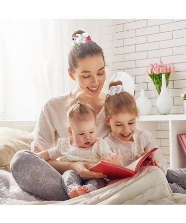 6 Pieces Hair Scrunchies Soft Scarves Scrunchies Elastic Hair Bands Bow Hair Ties Rabbit Ears Scrunchy Ponytail Holder Hair Accessories for Women Girls Tropical Sliced Fruits Pineapple Lemon Painted Multi-colored 03 - Buy Online on GoSupps.com