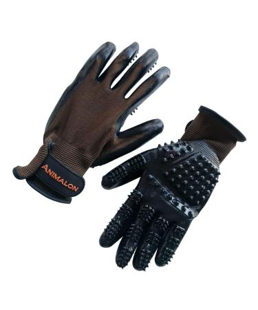 Animalon fur care glove made of rubber (double pack) |Innovative and practical fur change helper for horses and dogs |Rubber-string glove for horses especially in the change of fur (XS) - Buy Online on GoSupps.com