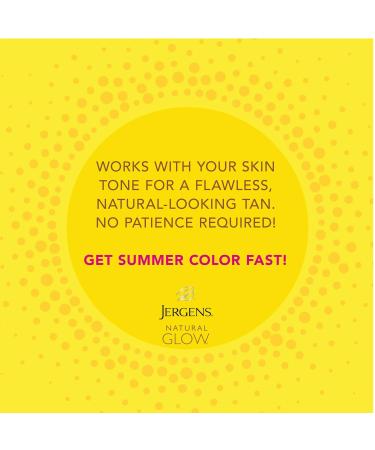Jergens Natural Glow Instant Sun Self Tanner Mousse Bundle Light Bronze Sunless Tanning 6 Oz Bottle and Application Mitt - Buy Online on GoSupps.com