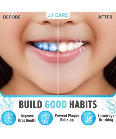 JJ Care Disclosing Tablets - 102 Count Grape Flavored Plaque Disclosing Tablets for Kids & Adults | 3 Month Supply | Individually Wrapped for Optimal Oral Health - Buy Online on GoSupps.com