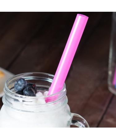 ALINK 100 Extra Large 12mm Wide Boba Straws - 1/2 X 8 1/2 Long Smoothie Straws - Buy Online on GoSupps.com