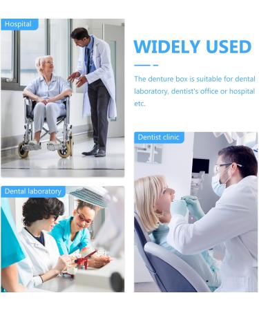 Buy Healvian Prosthesis Ward Box - Storage Container for Dentures & Prosthetic Brushes | Travel Case for Prostheses - Buy Online on GoSupps.com