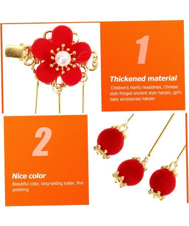 Beavorty 2 Pairs children's hanfu hairpin hair accessories for kids bow hair clips hanfu hair accessories chinese style hair pins qipao hair accessories chinese hair pins Kids Hairpins Asia - Buy Online on GoSupps.com