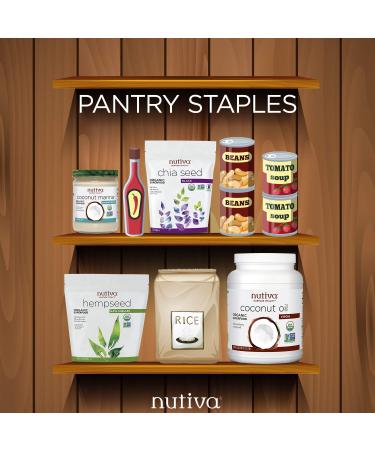 Nutiva Organic Raw Shelled Hempseed - Non-GMO Canadian Hemp - 12 oz (2 Pack) - Buy Online on GoSupps.com
