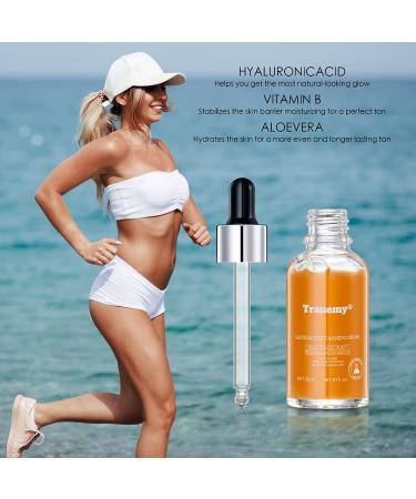 Golden Glow Self Tan Oil Drops | Vegan & Cruelty-Free | 1 fl oz 30ml - Buy Online on GoSupps.com