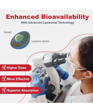 Advanced Liposomal Immune Supplement - 1 500mg L-Lysine Vitamins & Herbal Extracts for Daily Wellness - 120 Capsules - Buy Online on GoSupps.com