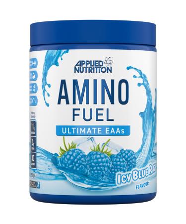 Applied Nutrition Amino Fuel Amino Acid Supplement Essential Amino Acid Powder BCAAs Powder Muscle Fuel and Recovery (390g - 30 Servings) (390g Icy Blue Raz)