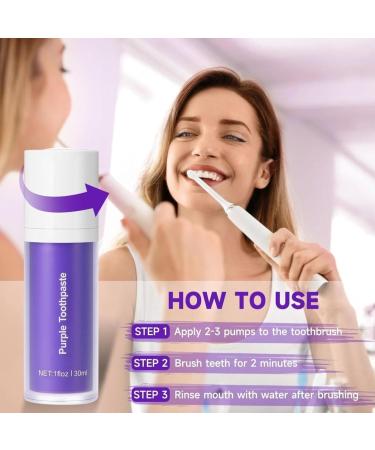 Purple Whitiful Toothpaste - Ultimate Whitening for White Teeth & Glowing Smile (2 Pack) - Lighten & Brighten Your Smile - Buy Online on GoSupps.com