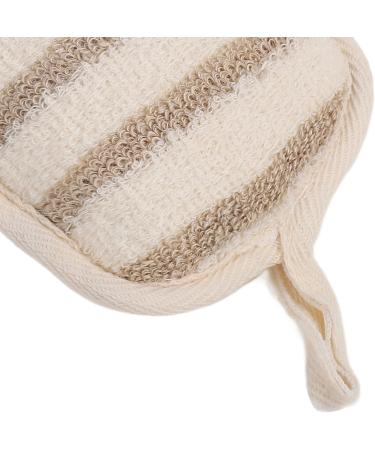 Exfoliating Sponge Pad - Double-Sided Deep Cleaning Shower Scrubber | Linen | International Shipping - Buy Online on GoSupps.com