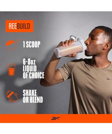 Reebok Whey Protein Powder + Collagen Peptides | 25g Protein with 9 Essential Amino Acids | Muscle Recovery Joint & Gut Support | Informed-Sport Certified | ReeBuild Vanilla Ice Cream Flavor 1.3 lb - Buy Online on GoSupps.com