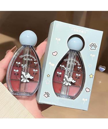 Glossy lipstick caring glossy lip gloss in 6 colours plus longlasting cream blush with glow effect multifunctional waterresistant day makeup 1 - Buy Online on GoSupps.com