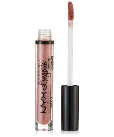 NYX PROFESSIONAL MAKEUP Lip Lingerie Shimmer  Lip Gloss  Honeymoon Honeymoon 1 Count (Pack of 1)