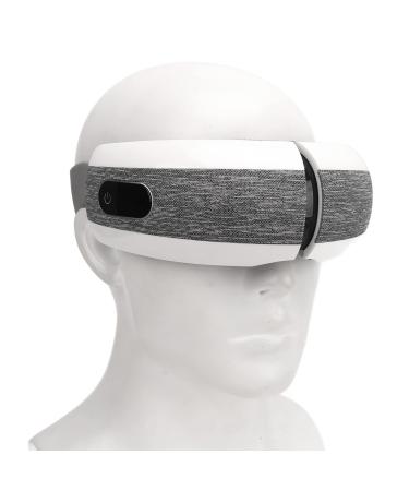 Anggrek eye massage device foldable eye massager with 42 heat music 3-layer 4-mode massage gassack to relieve fatigue eye circles dry eyes white