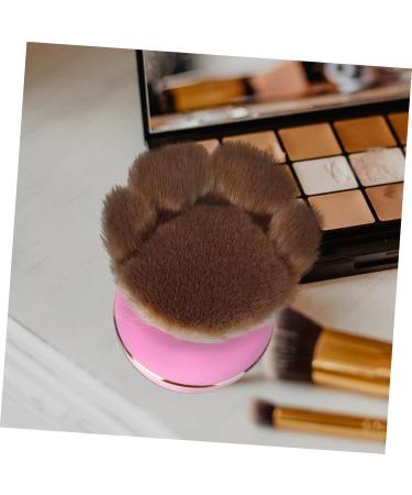 MAGICLULU 1pc Cat Claw Loose Powder Brush Makeup Brush Makeup Supplies Cosmetic Supplies Cosmetic Tool Brush Makeup Pink With Cover Travel Blush Powder Artificial Fiber 6.5x4.5cm Pink - Buy Online on GoSupps.com