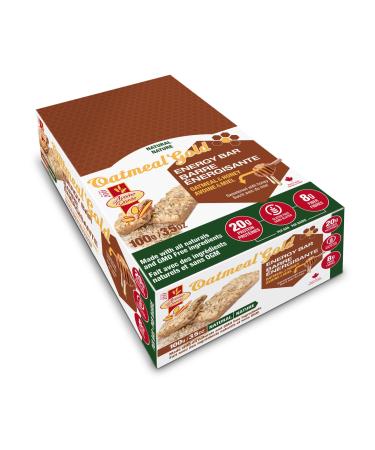 Oatmeal & Honey Protein - Energy Bar Gluten Free Snack High in Fiber Natural 100g Bar (12 count) Natural 100 grams