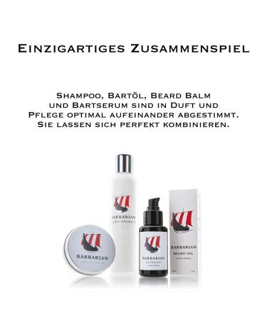 Mr. Burtons Barbarian Beard Care Set - Premium Beard Oil Balm & Shampoo - Perfect Grooming for All Beards - Ship Worldwide - Buy Online on GoSupps.com