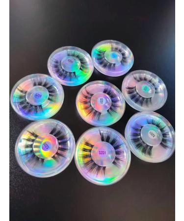 8 Pairs 18mm Spiky Volume Lashes | 3D Mink Fluffy Eyelashes | Vegan Fake Eyelashes for Dramatic Eyes - Buy Online on GoSupps.com