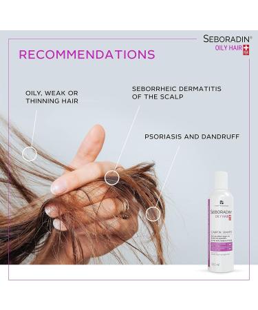 Seboradin Anti-Dandruff Shampoo for Greasy & Oily Hair | 400ml Hair Loss & Scalp Care for Psoriasis & Eczema - 1 Pack - Buy Online on GoSupps.com