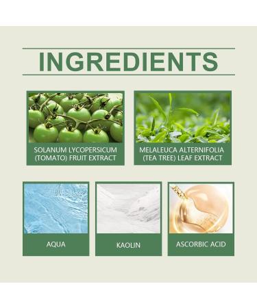 Nettoyant Visage La Tomate Verte - Nettoyage En Profondeur Des Pores quilibre Du S bum Hydratant For Une Peau Propre Et Hydrat e(1PCS) 1 g (Lot de 1) - Buy Online on GoSupps.com