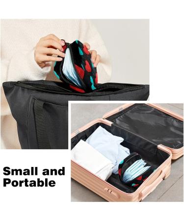 Guantierendiy ECG Sanitary Napkin Storage Bag | Large Capacity Menstrual Cup Pouch | Portable Menstrual Pad Organizer - Color 5 - Buy Online on GoSupps.com
