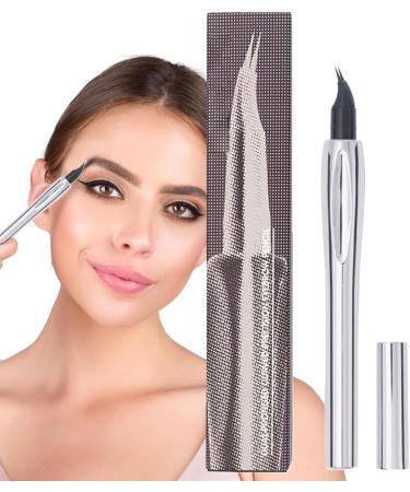  G n rique Two-Fold Eyebrow Pen - Waterproof Eyebrow Pen | 0.8 ml Non-Flung Forked Tip Eyebrow Pen Two-Fold Pencil Cosmetic Product Face Color Brush P - Buy Online on GoSupps.com