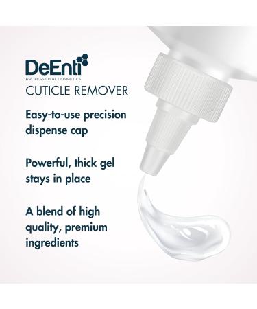 DeEnti Instant Cuticle Remover Gel - 15-Second Professional Cuticle Softener | 8oz for Hand Foot & Nail Care - Salon Quality Citrus Manicure & Pedicure Supplies - Buy Online on GoSupps.com