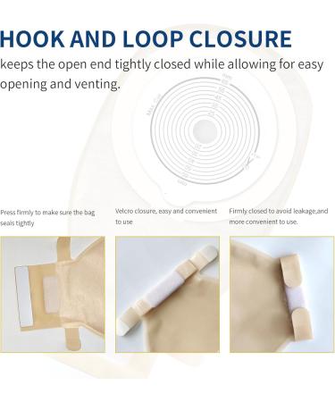 10 Pack Colostomy Bags - Cut-to-Fit Drainable Ostomy Supplies for Ileostomy & Stoma Care | One Piece 15mm-65mm - Buy Online on GoSupps.com