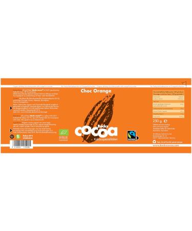  Becks Cocoa Becks cocoa Choc orange 250 g - Buy Online on GoSupps.com
