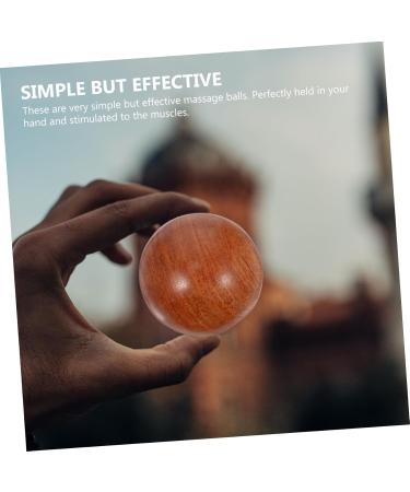 Toddmomy 2-Piece Health Ball Set | Handball Exercise Stress Balls for Myofascial Relaxation | Vintage Wooden Hand Massager | Fitness & Stress Relief - Buy Online on GoSupps.com