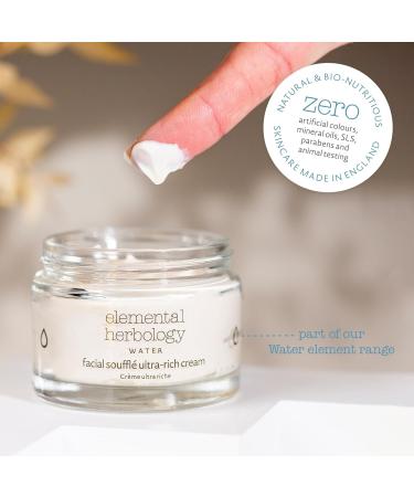 Elemental Herbology Facial Souffle 1.7 Fl Oz - Ultra-Rich Nourishing Cream for Dry/Sensitive Skin - Lasting Hydration & Cruelty-Free - Buy Online on GoSupps.com