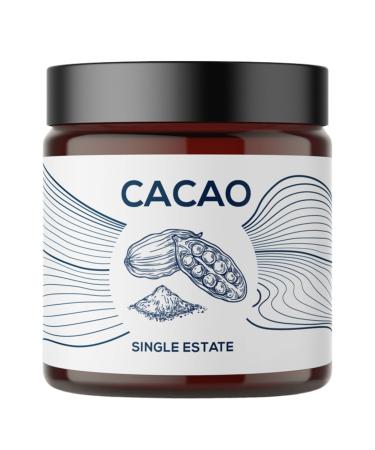 One Farm by WAAYB Organic Cacao Powder, Single Estate, Non-GMO, Fair-Trade, Vegan, Gluten Free, 100% Raw Rizek Cacao in Resealable Jar for Cooking, Smoothies, Lattes & Baking