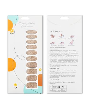 JMEOWIO Nail Foil Glitter - Self-Adhesive Solid Color Gel Nail Stickers for Stunning Nail Designs | International Shipping - Buy Online on GoSupps.com