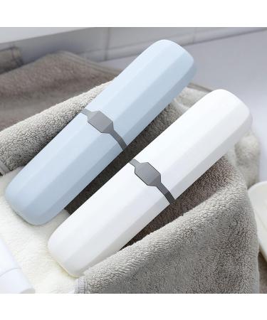 Portable Travel Toothbrush Holder & Toothpaste Case - Transparent Black - Digjobk Bathroom Accessories for Hiking & Camping - Buy Online on GoSupps.com