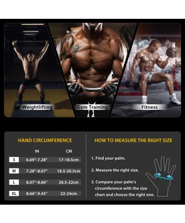 SIMARI Full Finger Weight Lifting Gloves with Wrist Support - Full Palm Protection for Men and Women - Ideal for Weightlifting, Training, Fitness, Pull-Ups - Stretch Limo Large - Buy Online on GoSupps.com