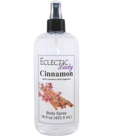 Cinnamon Body Spray 16 ounces Body Mist for Women with Clean Light & Gentle Fragrance Long Lasting Perfume with Comforting Scent for Men & Women Cologne with Soft Subtle Aroma For Daily Use Regular Strength 16 Fluid Ounces