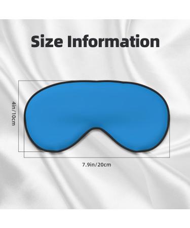 Buy Soft Blue Eye Mask - Adjustable Nighttime Comfort for Men & Women | International Shipping Available - Buy Online on GoSupps.com
