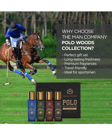 The Man Company Specially Curated Perfume Gift Set For Men Spray - 4X20Ml - Polo Woods Collection | Premium Long-Lasting Fragrance | Luxury Eau De Parfum | Gift Set For Him - Buy Online on GoSupps.com